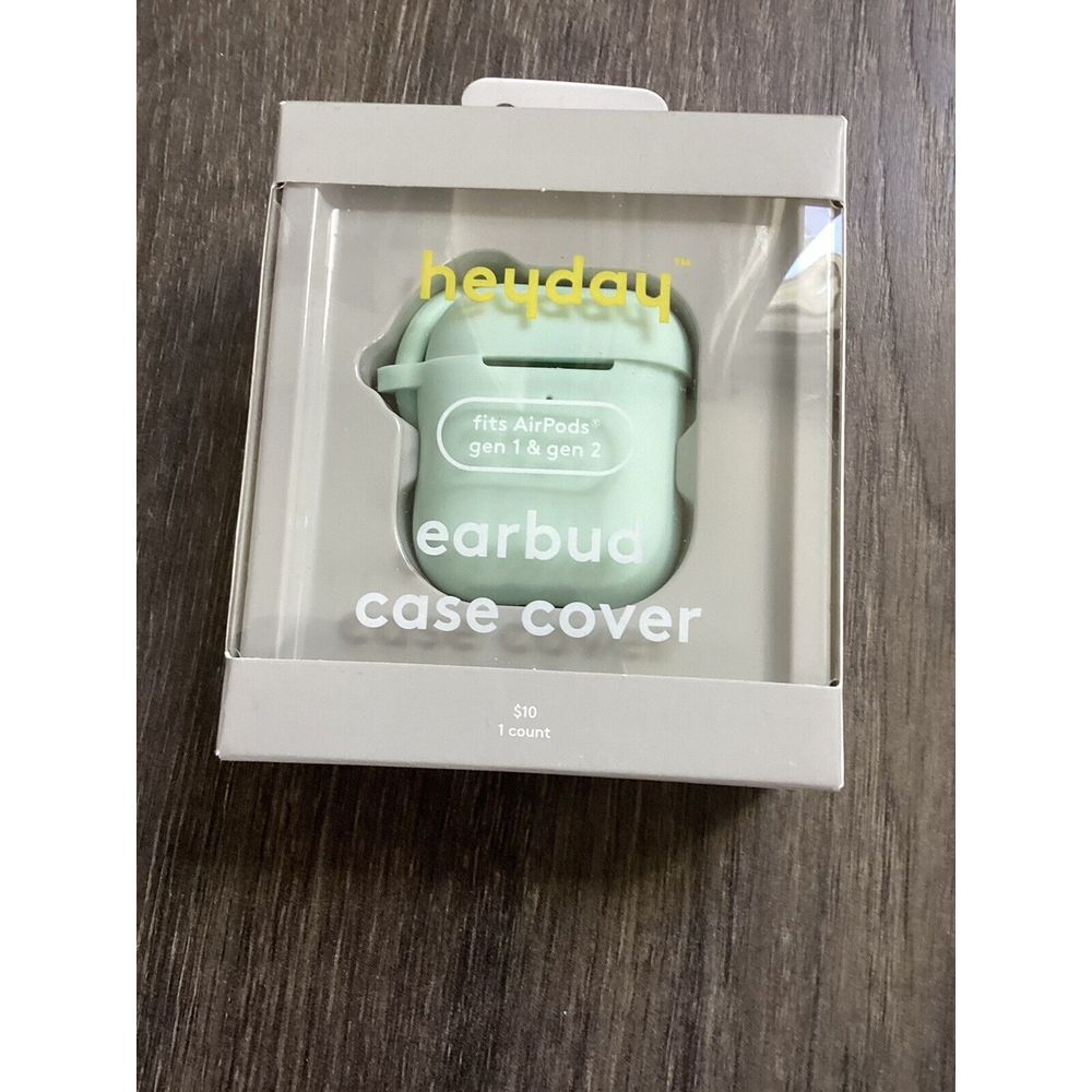 Hey Day‎ Earbud Cover Case (gen 1 And 2) Teal Green